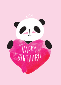 Birthday Panda Wallet